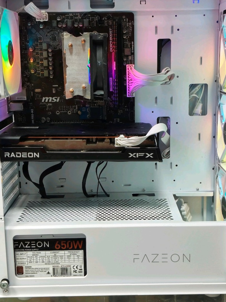 8GB RX 6600XT RYZEN5 5500 16GB RAM 512GB M2SSD 650W KASA - 4