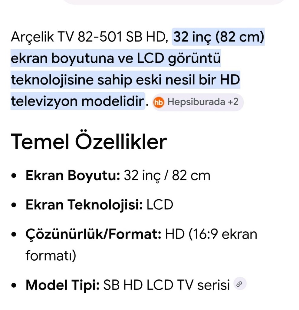 Arçelik 82 ekran TV - 6