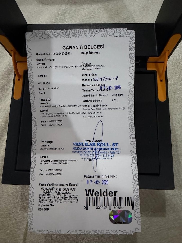 WELDER SAAT ÇOK AZ KULLANILMIŞ - 4