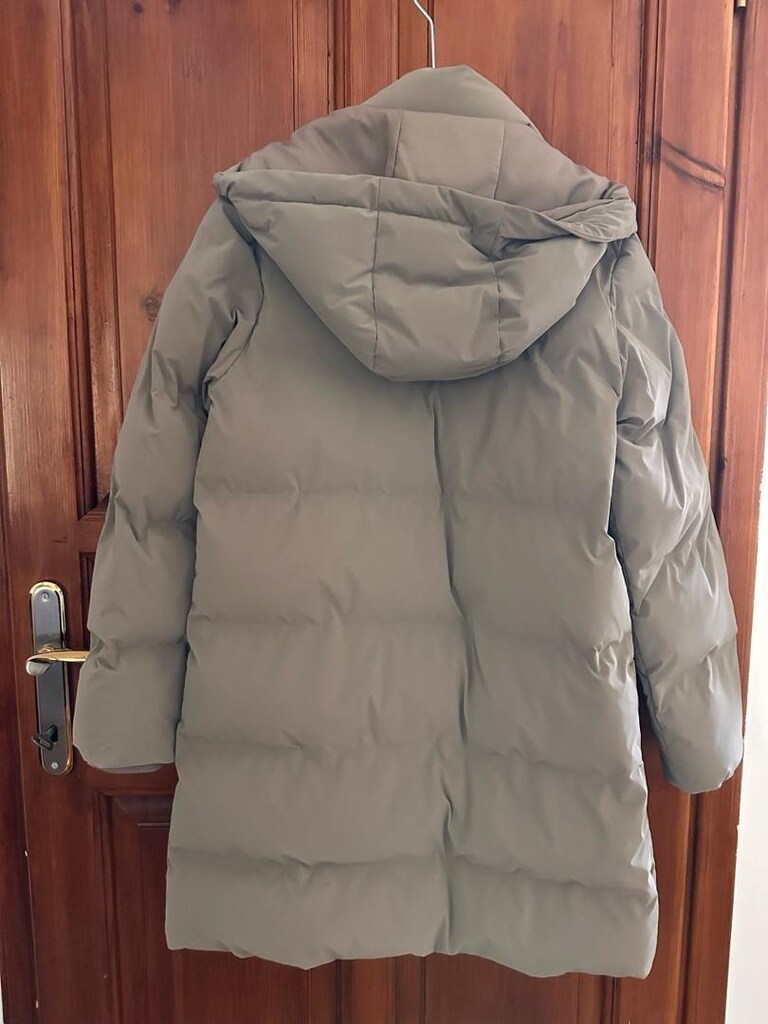 Zara Kadın Uzun Puffer Mont S - 5