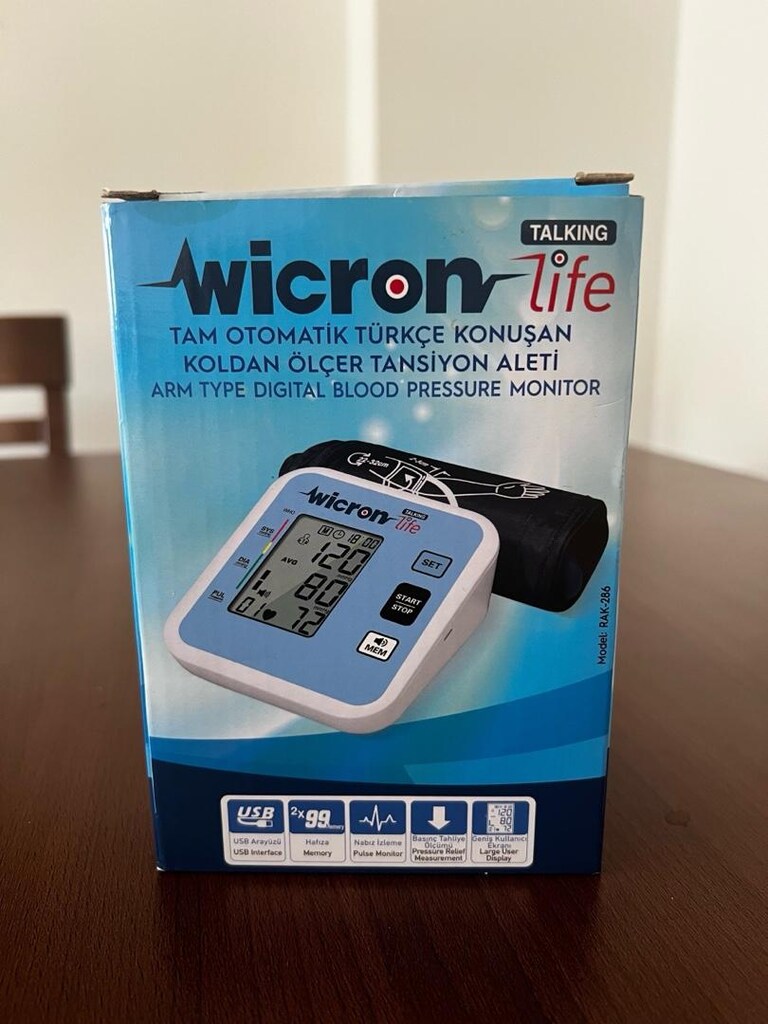 Wicron Türkçe Konuşan Tansiyon Aleti - 3