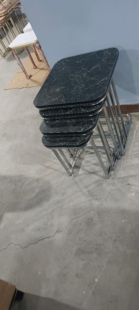Sıfır mağazadan tekerlekli 4lü servis sehpası - 3