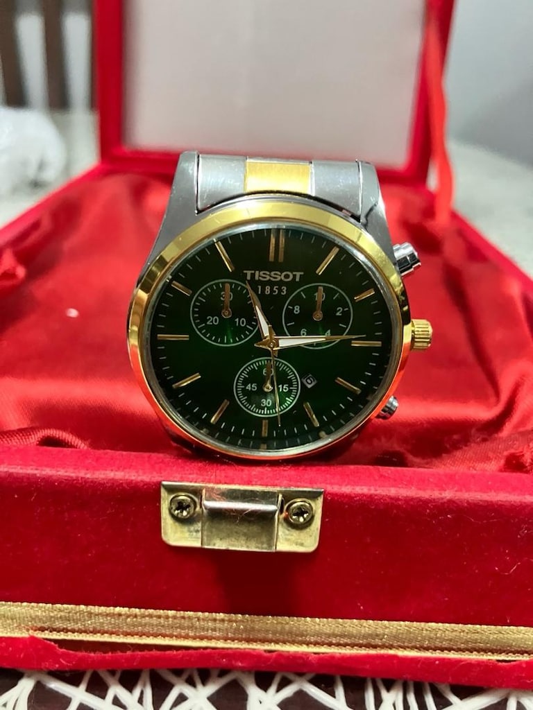 Tissot 1853 Yeşil Metal Bilezikli erkek kol saati… - 4