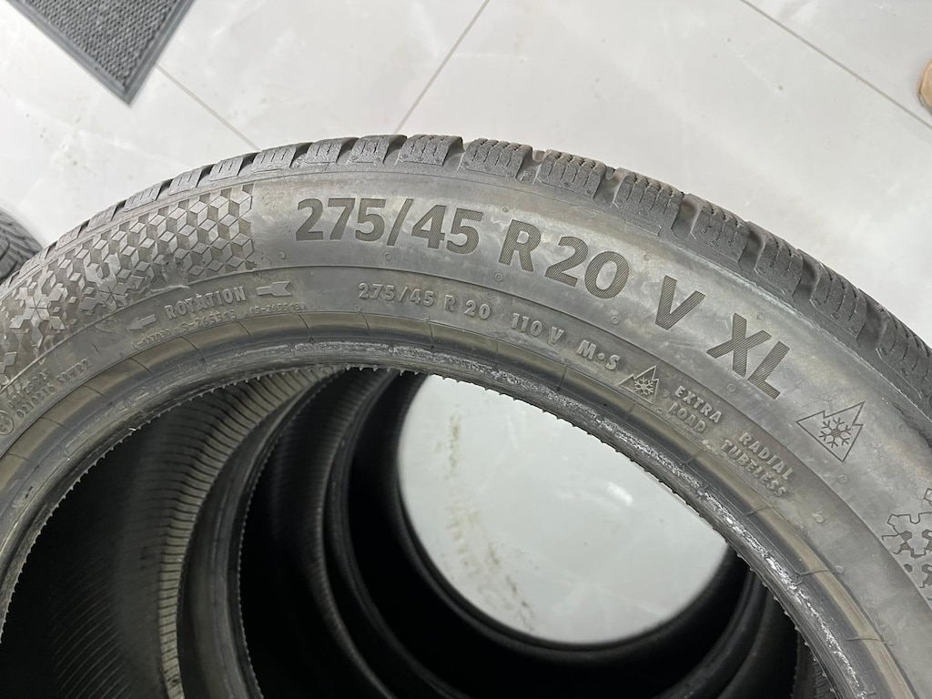 275 45 R20 CONTINENTAL | 1. SINIF TEMİZ 3 ADET KIŞLIK - 3