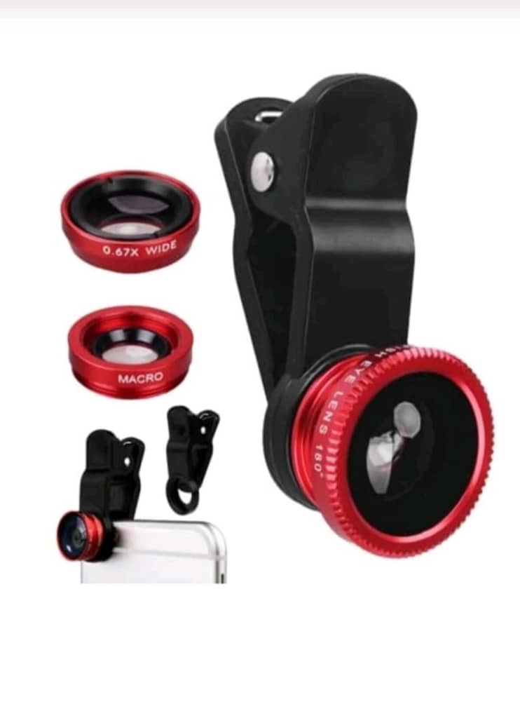 3lü Telefon Lens Seti: Geniş, Makro ve Zoom - 4