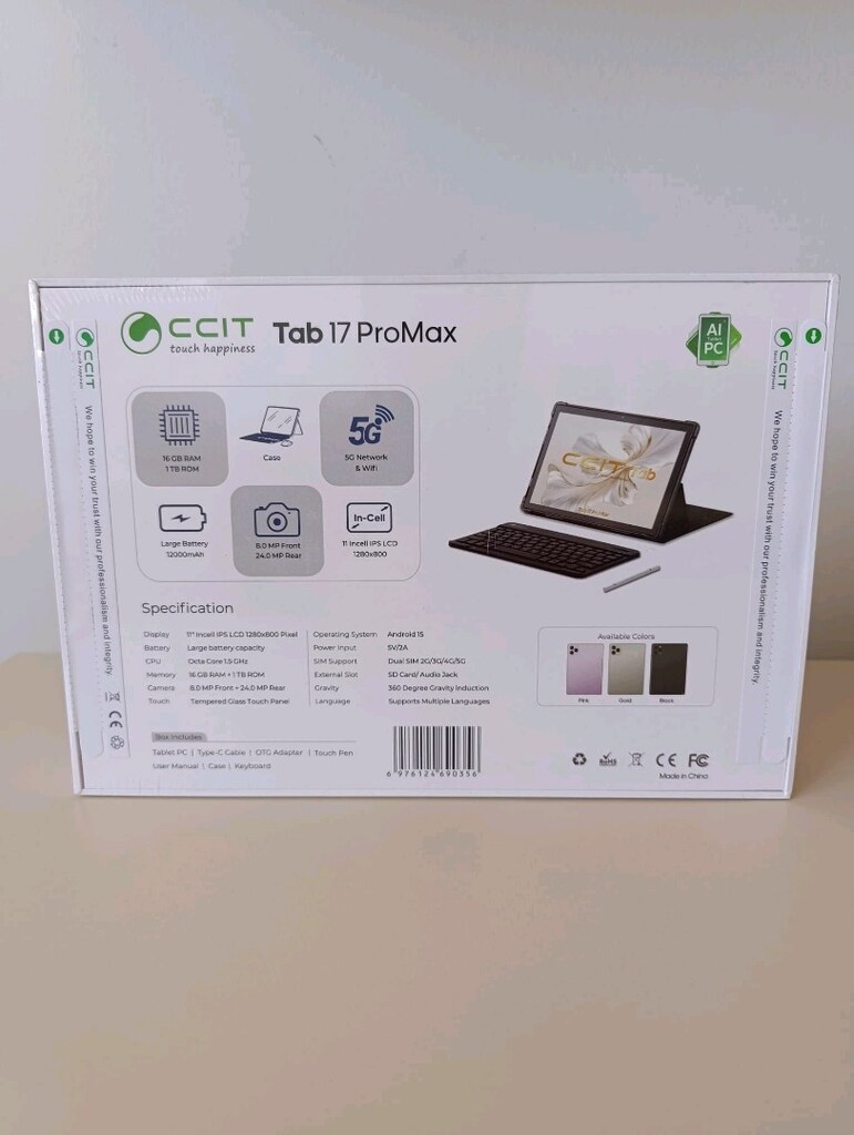 CCIT TAB 17 ProMax 1 TB Hafıza 16 GB RAM - 5