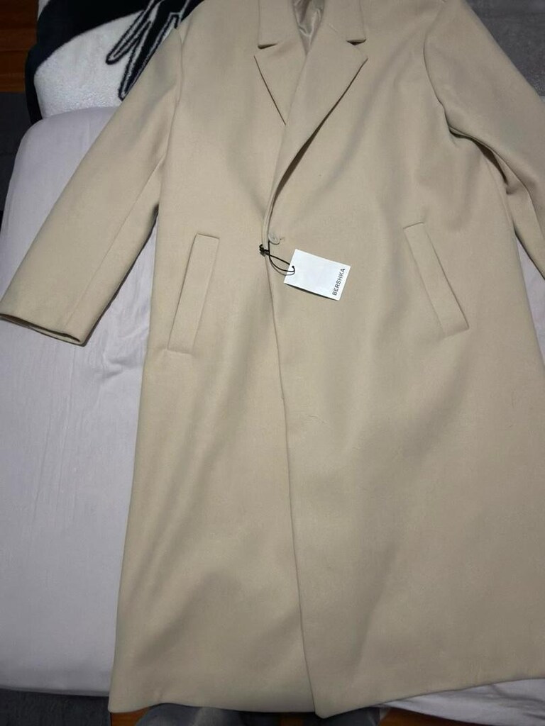 Bershka Kruvaze Yünlü Palto