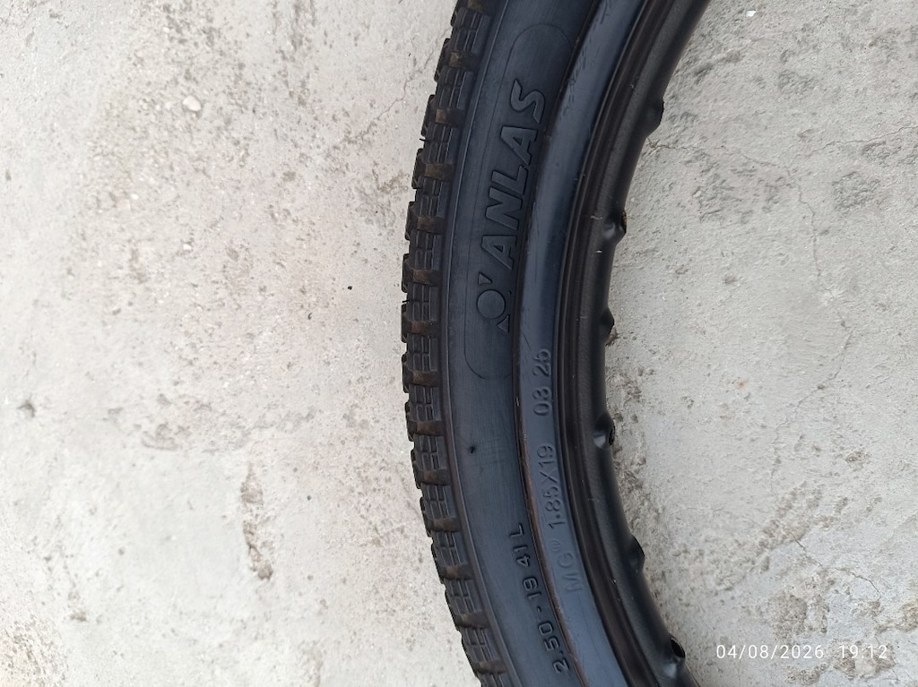 Anlas dış lastik çember +iç lastik+ 4mm rainbow miller - 3