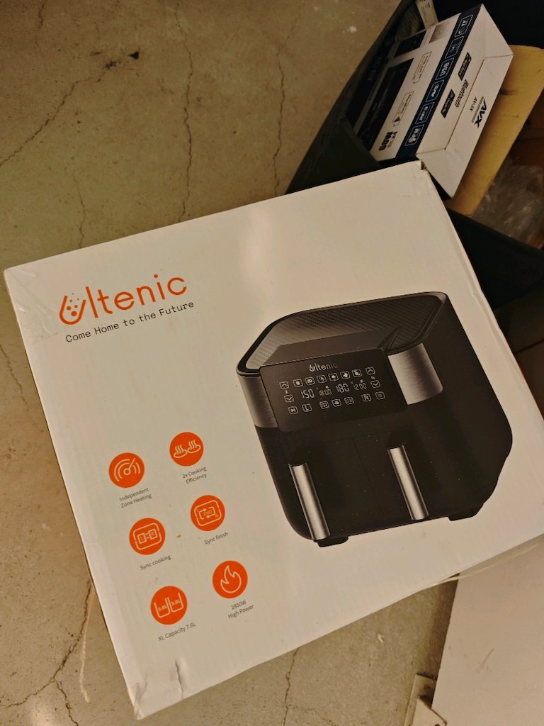 ultenic airfry çift bölmeli toplam airfryer - 2