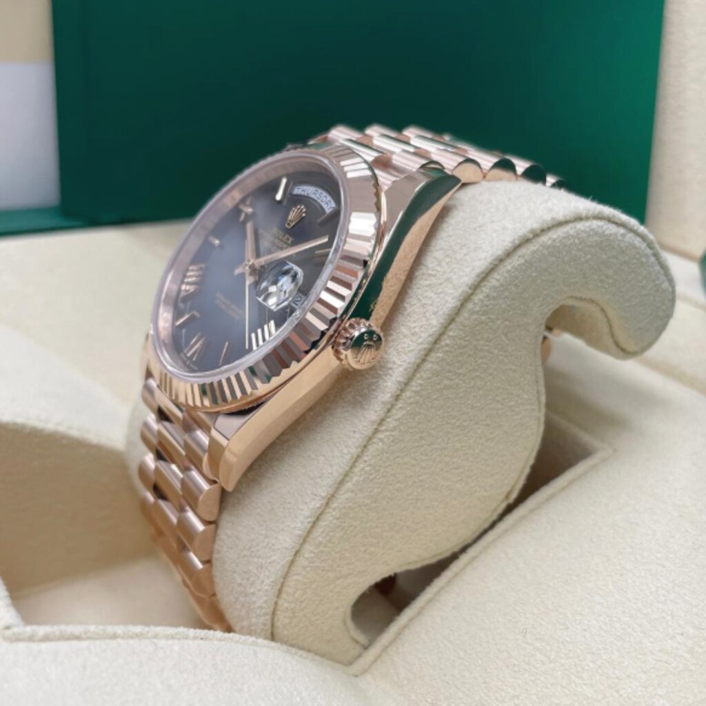 Rolex Day-Date - OMBRE SLATE / ROSE GOLD** 2026 SWISS - 10
