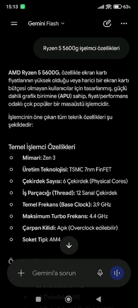 Ryzen 5 5600G İşlemci - 3