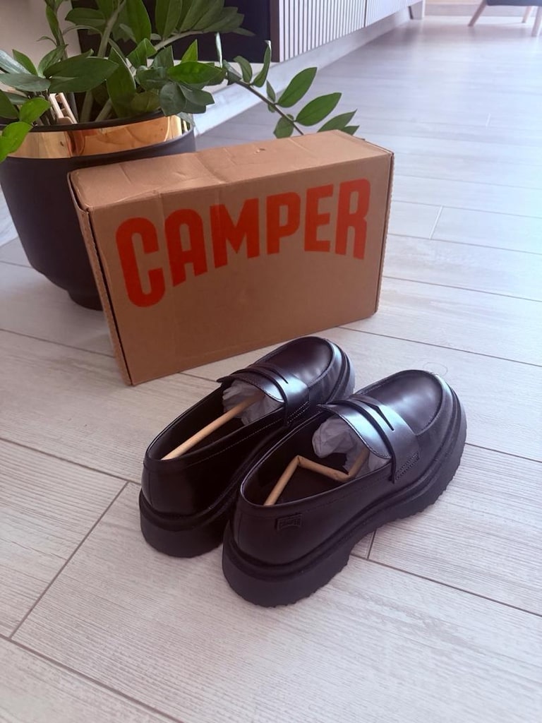 Camper Siyah Loafer Kadın - 2