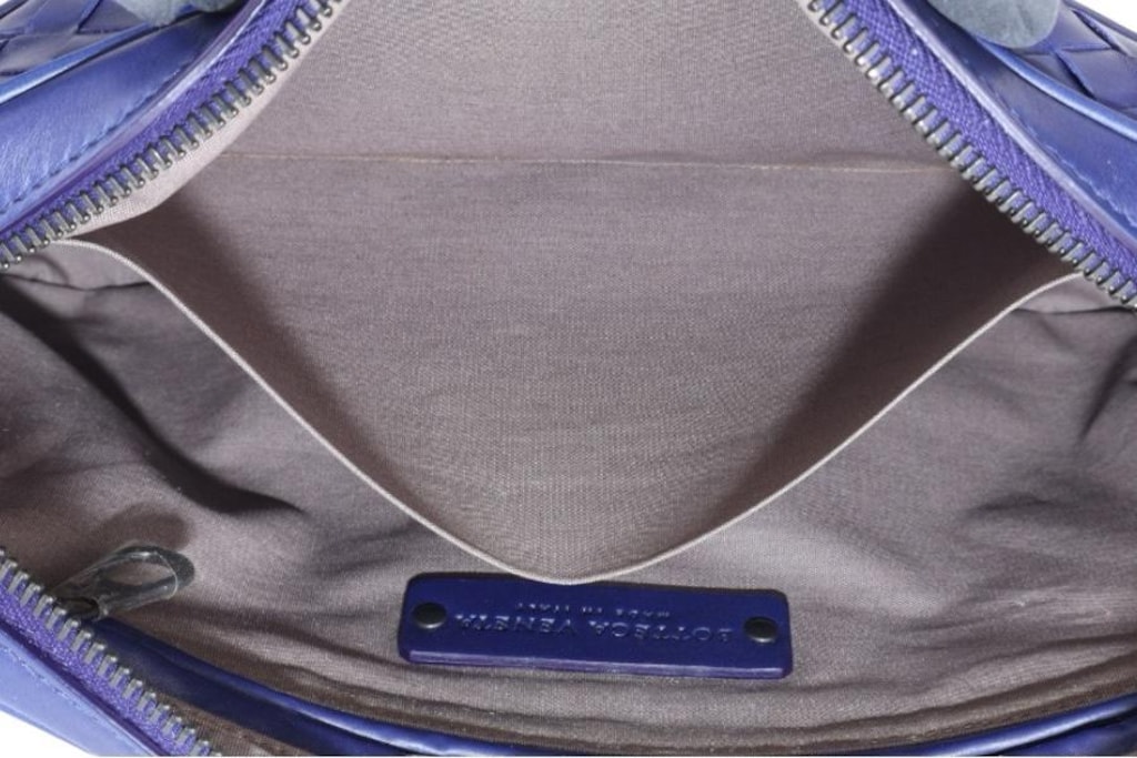 Bottega Veneta Nappa Intrecciato Bileklik Mavi - 8