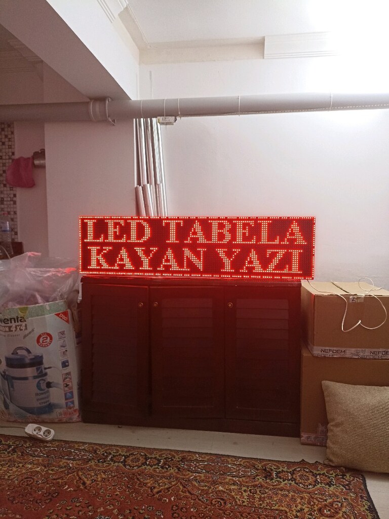 32x128cm led tabela kayan yazı tek yönlü - 5
