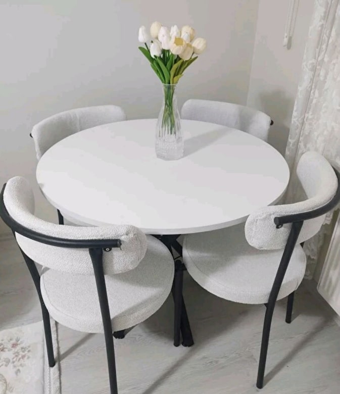 YEMEK MASASI ŞIK MUTFAK MASASI MODERN TASARIM - 16