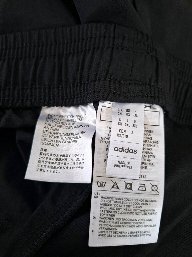 adidas orjinal eşofman altı 3XL siyah renk - 5