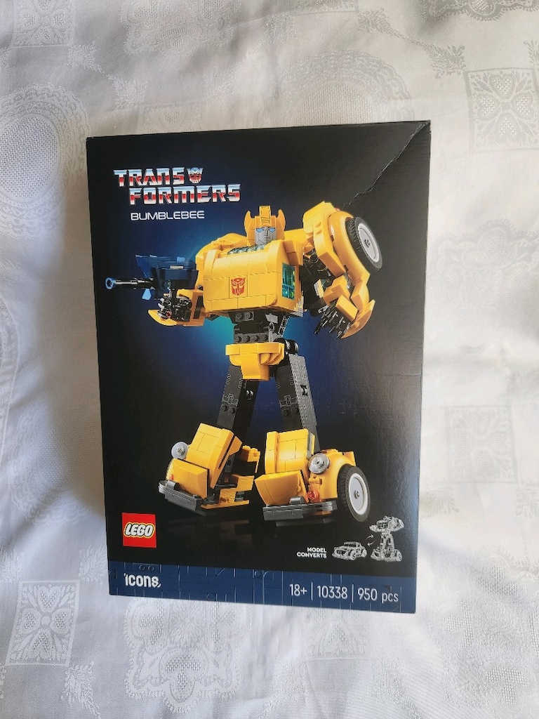 LEGO 10338 Icons Transformers Bumblebee figür Robot Aksiyon Yapım Seti - 11