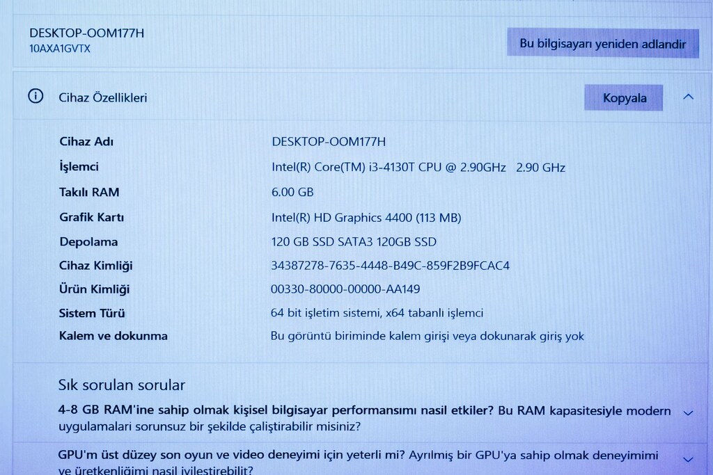 Lenovo M73 Mini PC | Intel i3 | 6GB RAM | 120GB SSD | Win 10/11 - 7