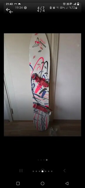 CRAYZ BANANA SNOWBOARD