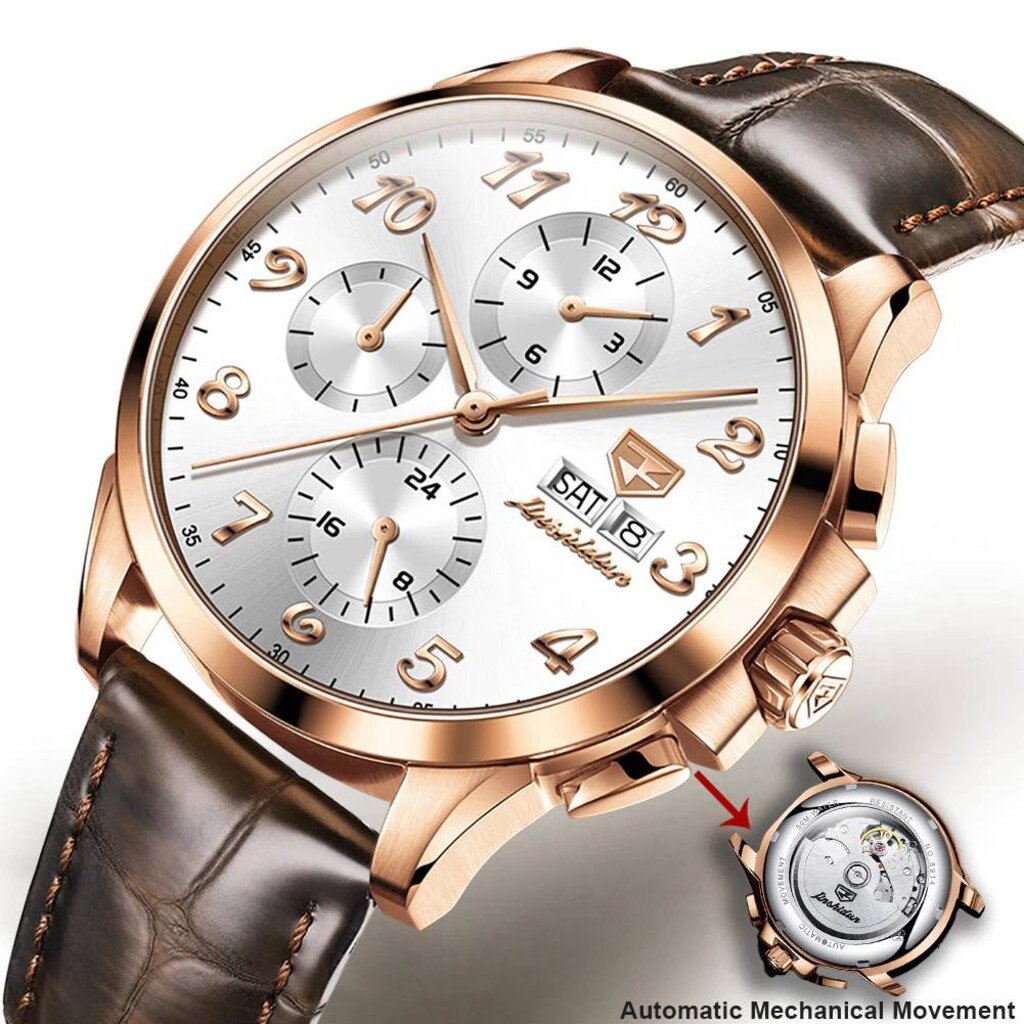 Jsdun Luxury Automatic Self Winding Watch - 10
