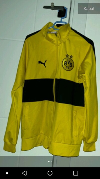 Vintage PUMA BVB Borissia Dortmund eşofman hırka ceket forma