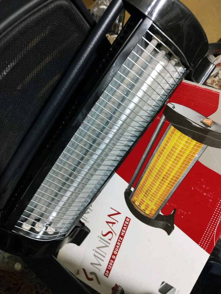 YENİ KUTUSUNDA MİNİSAN 1200 WATT 3 REZİSTANSLI 2 KADEMELİ ISITICI - 10