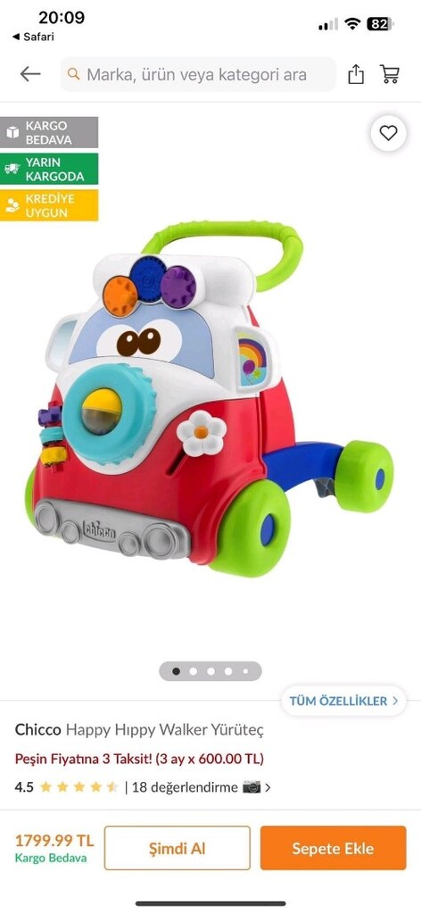 chicco ilk adım arabası - 3