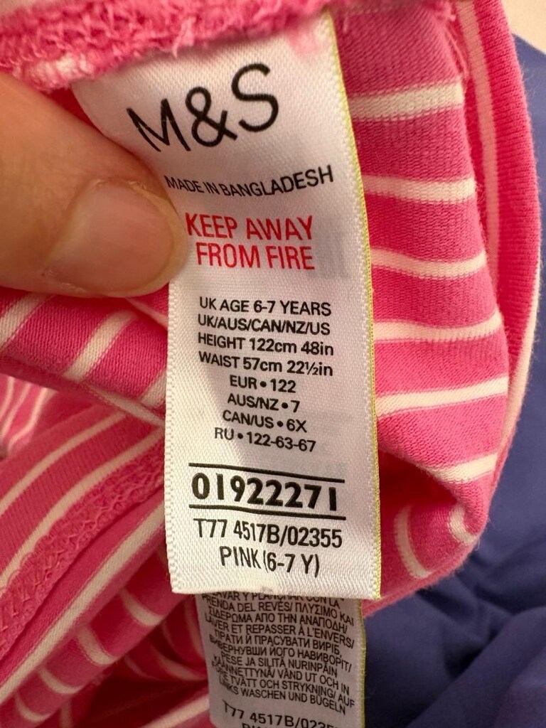 Kız çocuk 5 li tayt seti 6/7 yaş — görsel 7/7