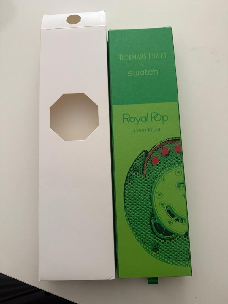 ap x swatch royal pop collab saatler - 5