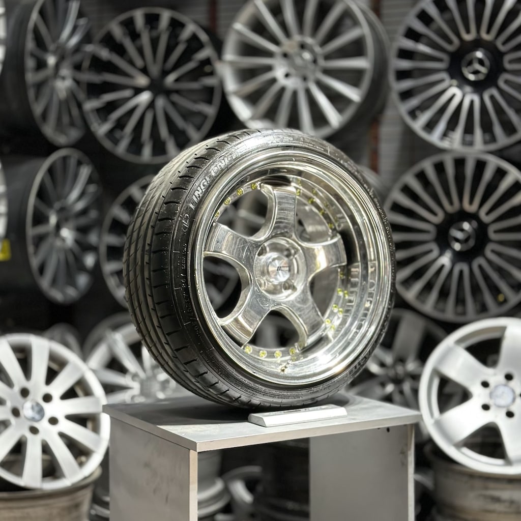 17 inç 4x100 SSR Krom Jant Lastik Takımı 2. El - 2