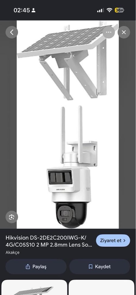 Hikvison camera sistemi ip sim kartlı telefon dan izlemeli - 2
