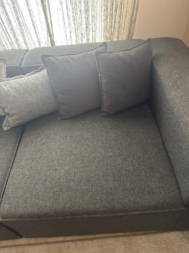S home design frida modüler kanepe L köşe ketenkoltuk takımı 295*190cm - 4