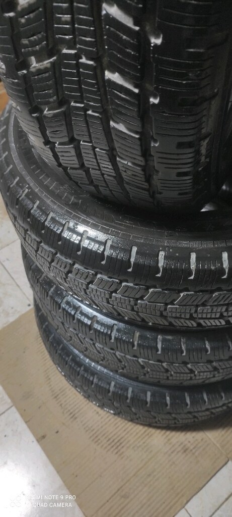 195/60/16 C SINIFI YENİ AYARINDA DİŞLER MÜKEMMEL 4 ADET TOPLAM 7150 tl - 8