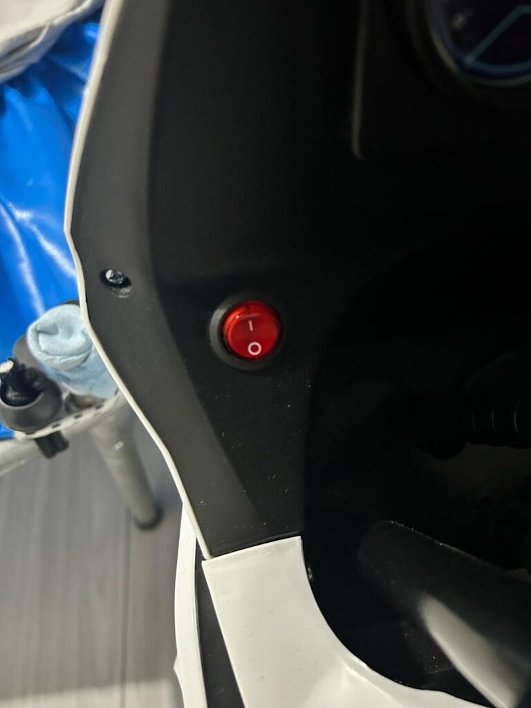 12V akülü motorsiklet (beyaz) - 7