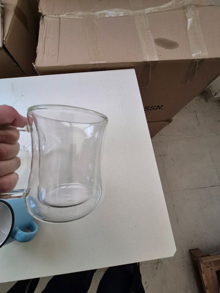 300 ml çift cidarlı cam kupa 4 adet - 3
