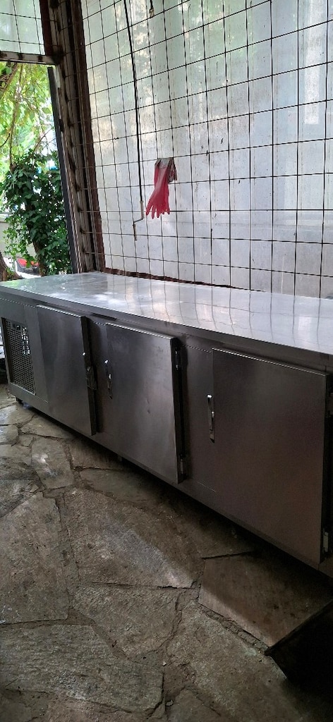 paslanmaz set altı buzdolabı çalışma tezgahlı 3 kapılı soğutucu buzdol - 6