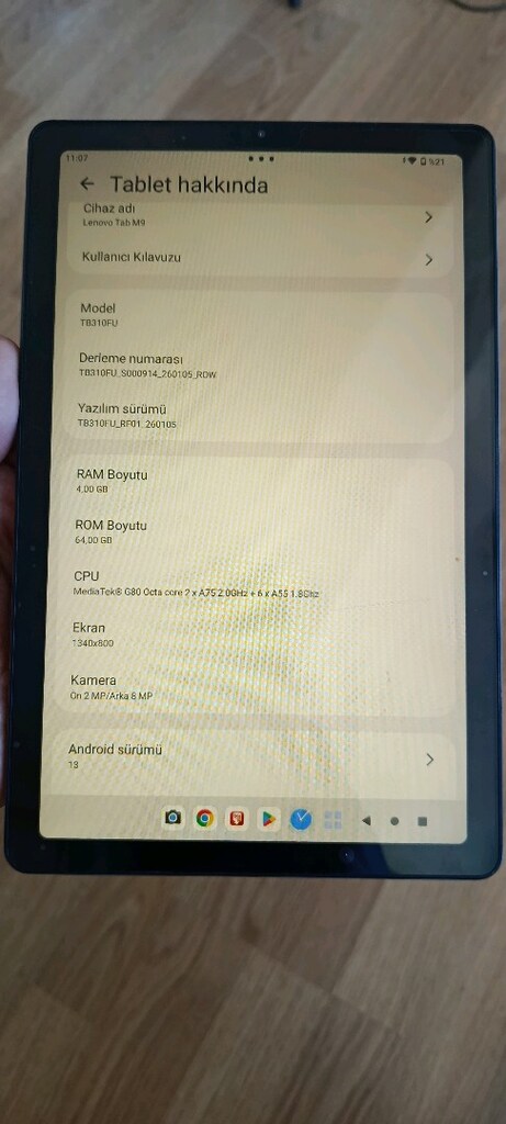 Lenovo tab 9 M9 - 2