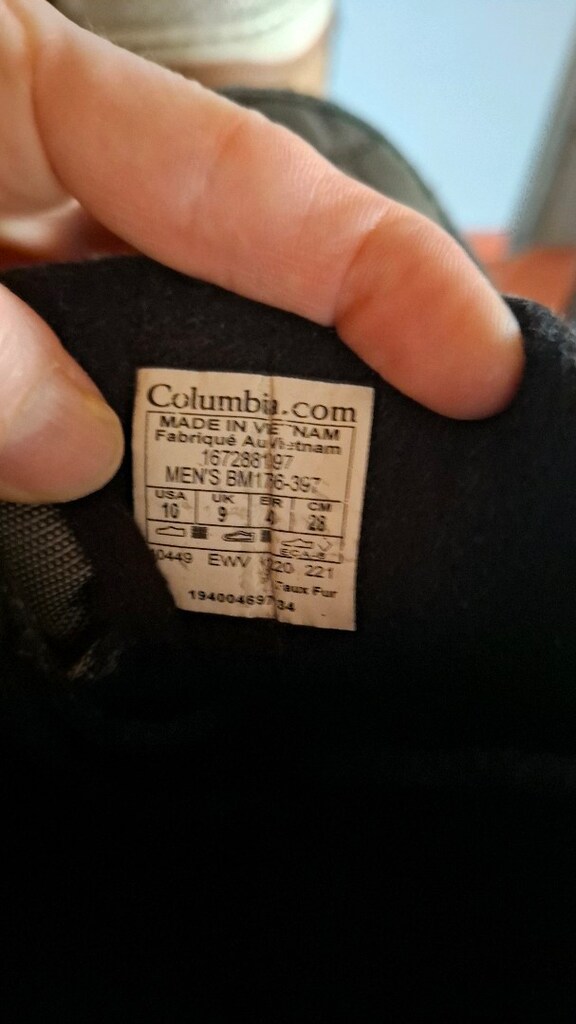 Columbia Outdoor Bot / Orijinal / 43 Numara - 4