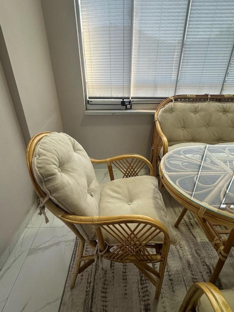 Sıfır Ayarında Bambu Balkon Takımı - 2