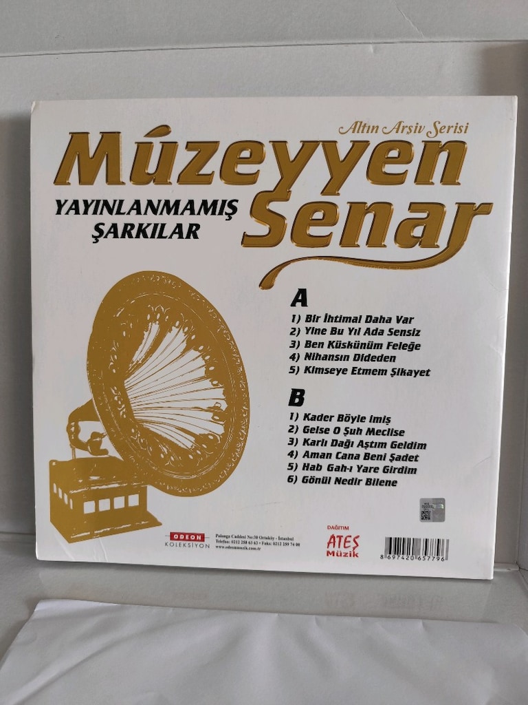 Müzeyyen Senar 33'lük plak tertemiz - 4