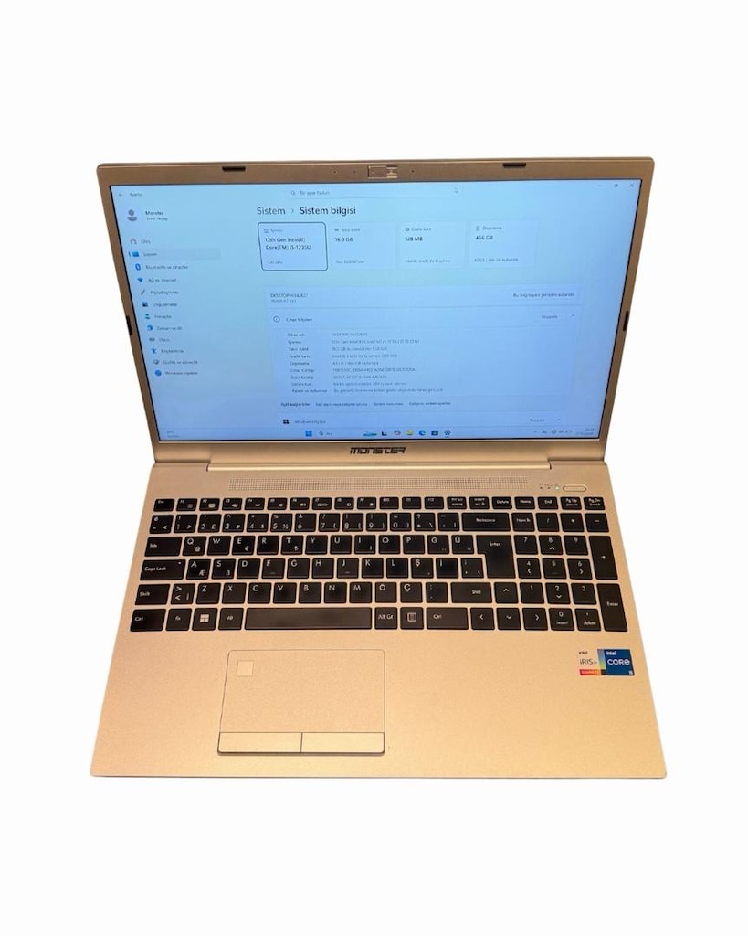 Monster Huma H5 V4.1 I5-1235U 16 RAM 512 SSD 15.6" FHD 120HZ - 3