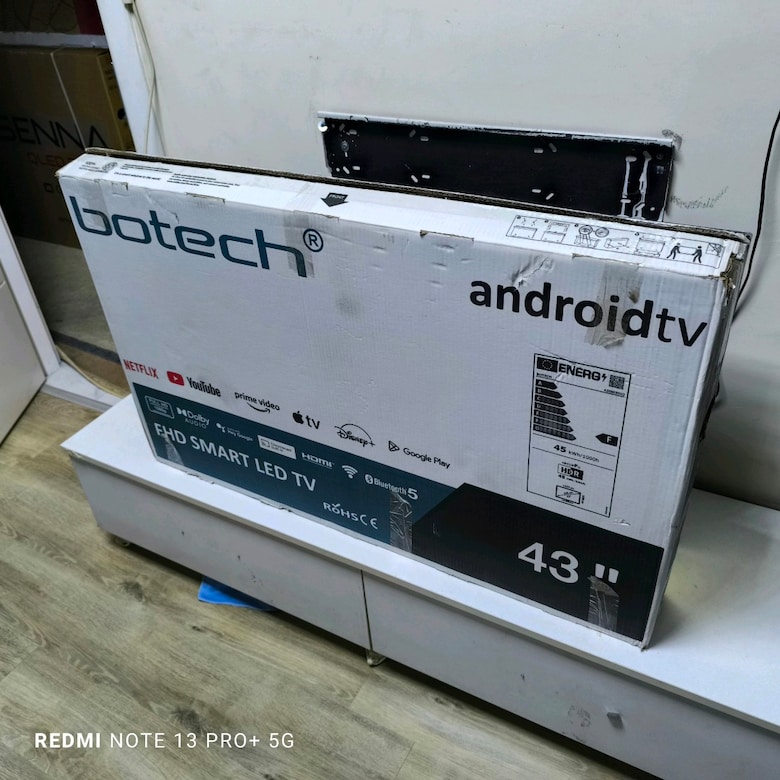 Botech 43" (109 Ekran) Android Smart TV - Sıfır Televizyon kutusunda - 12