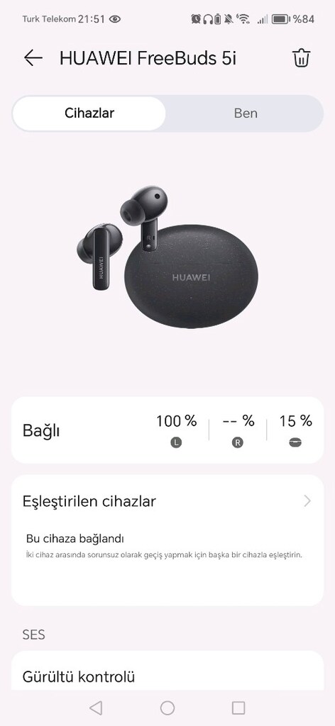 Huawei freebuds 5i sol kulaklık PAZARLIK YOK - 3