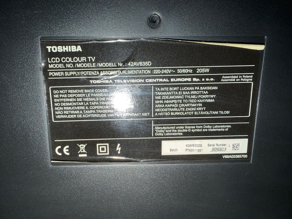 TOSHİBA LCD TELEVİZYON 106 EKRAN - 4