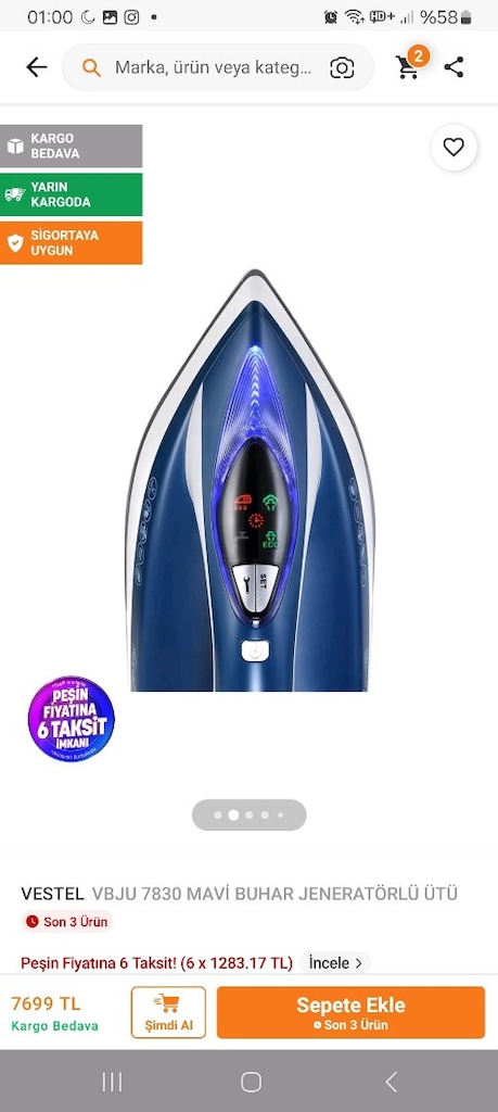 vestel kazanli ütü - 3