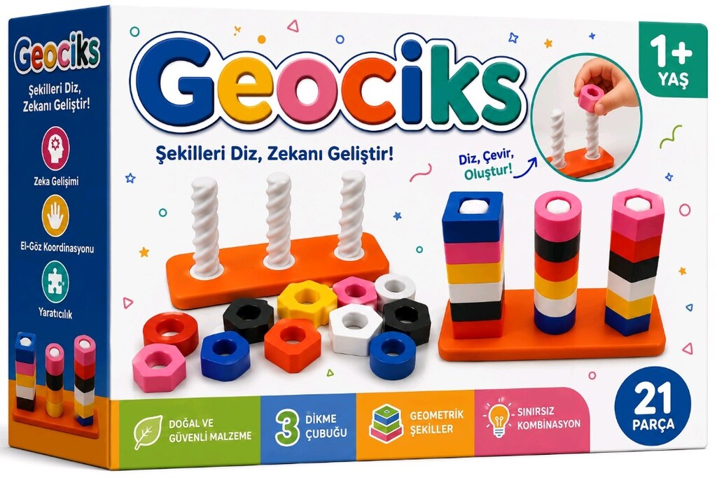geometrik zeka geliştirmeye yardımcı oyuncak - 3