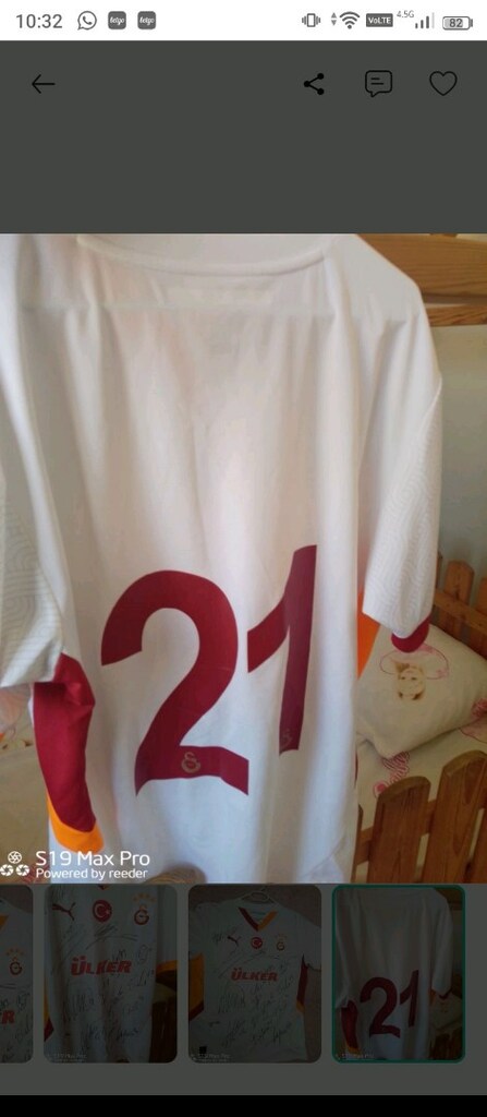 orjinal puma GS formasi futbolcularin imzaları ile - 6