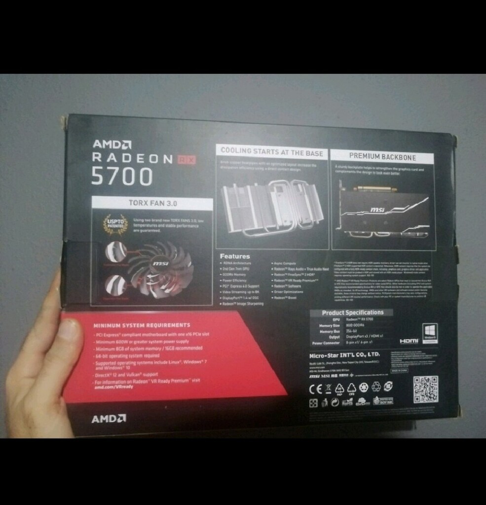 MSI mech 5700 8GB ekran kartı - 2