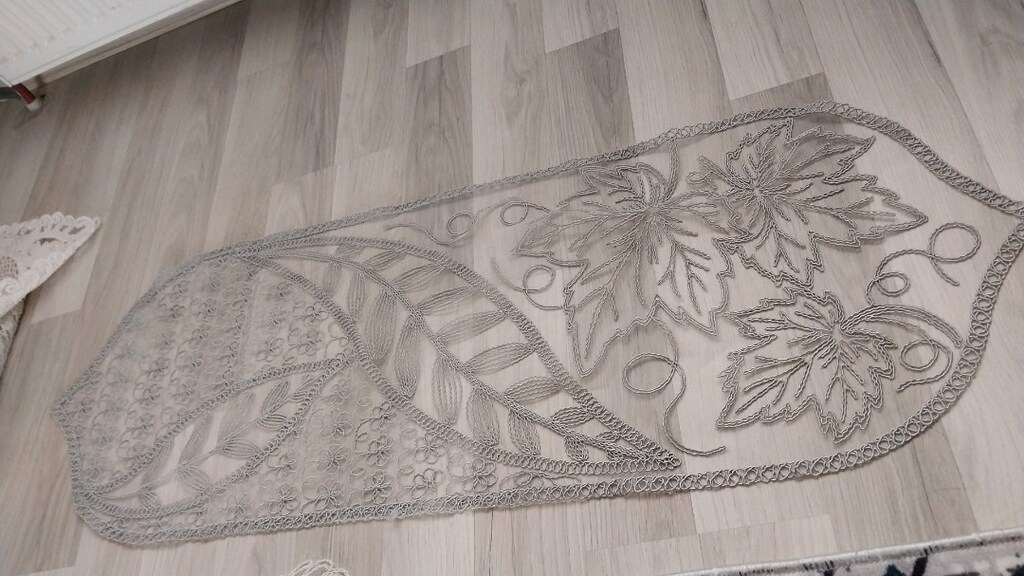 runner Fransız dantel - 3