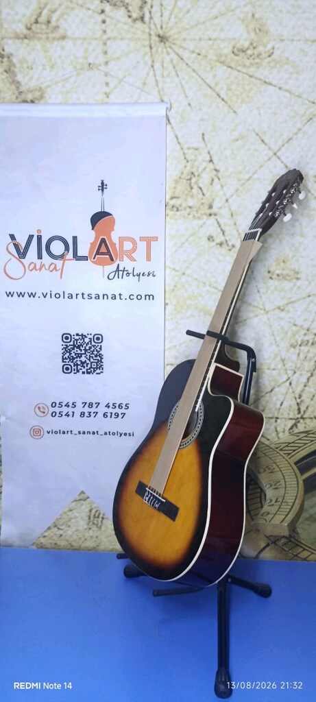 tam profesyonel sap ayarlı klasik gitar - 4